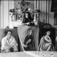 Amrita Sher-Gil with some of her paintings in the 1930s.